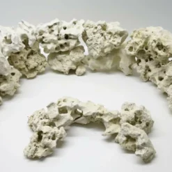 ORBIT 25 Kg Premium Weißes Asiatisches Lochgestein Größe L 12-17 Stück 8-20cm Aquarium -Haus Dekoration Verkaufsgeschäft 25 Kg Premium weisses asiatisches Lochgestein Groe 2