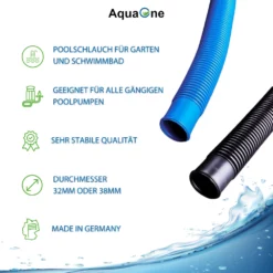 9 Meter 38mm 1 1/2" Poolschlauch Muffenabstand 1,5m 8 9 Meter 38mm 1 1/2" Poolschlauch Muffenabstand 1,5m -Haus Dekoration Verkaufsgeschäft 9 Meter 38mm 1 1 2 Poolschlauch Muffenabstand 1 5m 3 10010