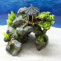 Amtra Japan Tempel Mit Felsen Dekoration -Haus Dekoration Verkaufsgeschäft Amtra Japan Tempel Dekoration IMG 9053 20670