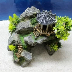 Amtra Japan Tempel Mit Felsen Dekoration -Haus Dekoration Verkaufsgeschäft Amtra Japan Tempel Dekoration IMG 9054 20670