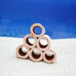 Amtra Pyramide Ton Aquarium-Deko Versteck 6 Amtra Pyramide Ton Aquarium-Deko Versteck -Haus Dekoration Verkaufsgeschäft Amtra Zylinder 15cm Groesse XL Ton Aquarium Deko D