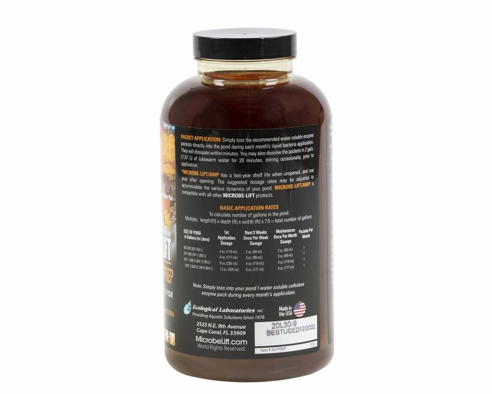 Aqua Forte - 1L Microbe-Lift Herbst/Winter Prep Abbau Von Blättern Und Schlamm 5 Aqua Forte - 1L Microbe-Lift Herbst/Winter Prep Abbau Von Blättern Und Schlamm – Bild 5