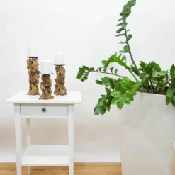 AquaOne Kerzenständer 3er Set Größe M-XL -Haus Dekoration Verkaufsgeschäft AquaOne Kerzenstaender 3er Set Groesse M XL 6 28319