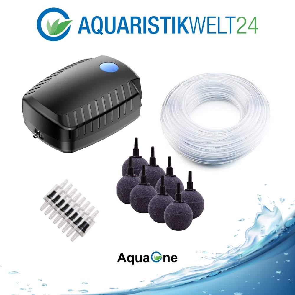 AquaOne Luftpumpe CAP-60 Als Set Für 30m³ Große Teiche 3 AquaOne Luftpumpe CAP-60 Als Set Für 30m³ Große Teiche – Bild 3