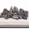 Aquarium Natursteine Mini Landschaft Seiryu Steine Grau 25 Kg Mix Größe M Bis XL