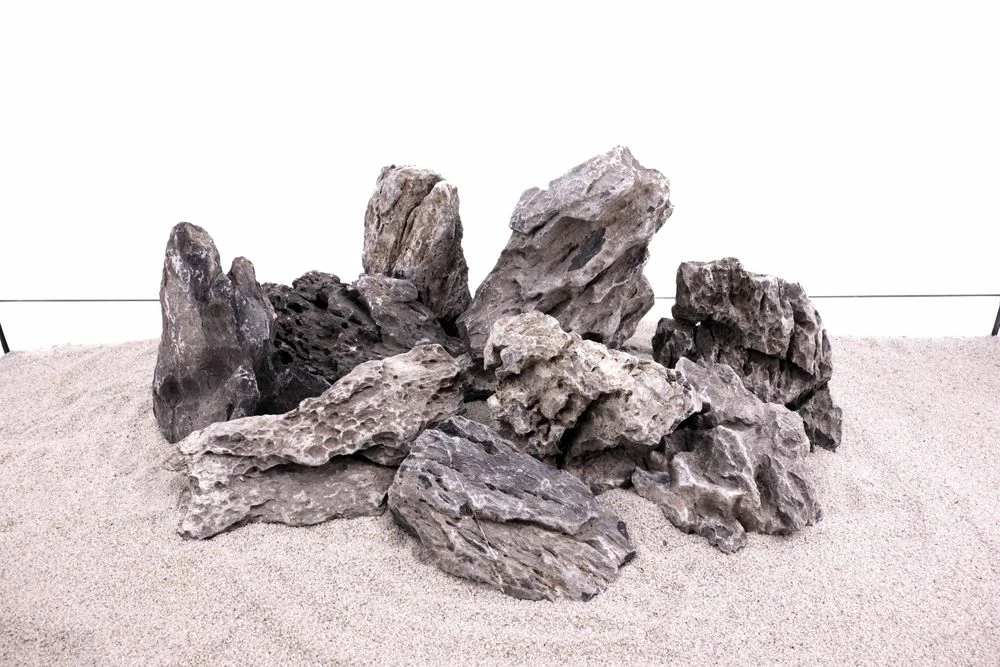Aquarium Natursteine Mini Landschaft Seiryu Steine Grau 25 Kg Mix Größe M Bis XL 3 Aquarium Natursteine Mini Landschaft Seiryu Steine Grau 25 Kg Mix Größe M Bis XL – Bild 3