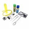 Aquarium Starter Set Kescher Pinzette Mulmglocke Scheibenreiniger Thermometer