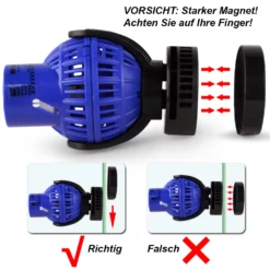 Aquarium Strömungspumpe JVP-130 4000 L/h 6 Watt Umwälzpumpe -Haus Dekoration Verkaufsgeschäft Aquarium Stroemungspumpe JVP 100B 2500 L h 3 Watt 1