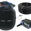 Druckteichfilter Set CPF 50000 Mit 80W Eco Pumpe 10m Schlauch Nr.53