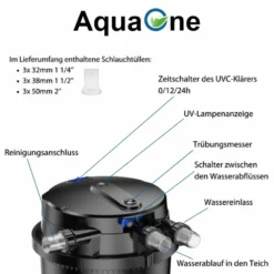 CPU-20000 Bio Druckteichfilter 40000l Inkl.36 Watt UVC Klärer Mit Automatischer Reinigung -Haus Dekoration Verkaufsgeschäft CPU 20000 Bio Druckteichfilter 40000l inkl 36 Watt UVC Klaerer mit automatischer Reinigung CPU 20000 2 30877