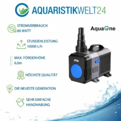 CTP-10000 Aquarium & Teichpumpe 80 Watt Eco Motor 10000 L/h -Haus Dekoration Verkaufsgeschäft CTP 10000 Aquarium und Teichpumpe 80 Watt Eco Motor 10000 l h 10000 10345