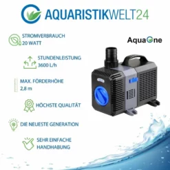 CTP-3800 Aquarium & Teichpumpe 20 Watt Eco Motor 3600 L/h -Haus Dekoration Verkaufsgeschäft CTP 3800 Aquarium und Teichpumpe 20 Watt Eco Motor 3600 l h CTP 3800 Aquarium und Teichpumpe 20 Watt Eco Motor 3600 l h 3800 10341 10341