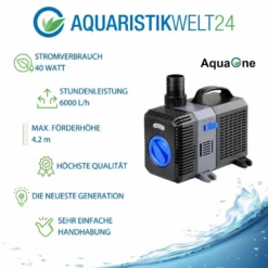 CTP-6000 Aquarium & Teichpumpe 40 Watt Eco Motor 6000 L/h -Haus Dekoration Verkaufsgeschäft CTP 6000 Aquarium und Teichpumpe 40 Watt Eco Motor 6000 l h 6000 10343