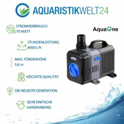 CTP-8000 Aquarium & Teichpumpe 70 Watt Eco Motor 8000 L/h 7 CTP-8000 Aquarium & Teichpumpe 70 Watt Eco Motor 8000 L/h -Haus Dekoration Verkaufsgeschäft CTP 8000 Aquarium und Teichpumpe 70 Watt Eco Motor 8000 l h 8000 10344