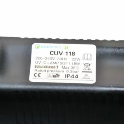 Cuv-118 UVC Wasserklärer 18 Watt Aquarium Teich Algenvernichter -Haus Dekoration Verkaufsgeschäft Cuv 118 UVC Wasserklaerer 18 Watt Aquarium Teich Algenvernichter 6 7216