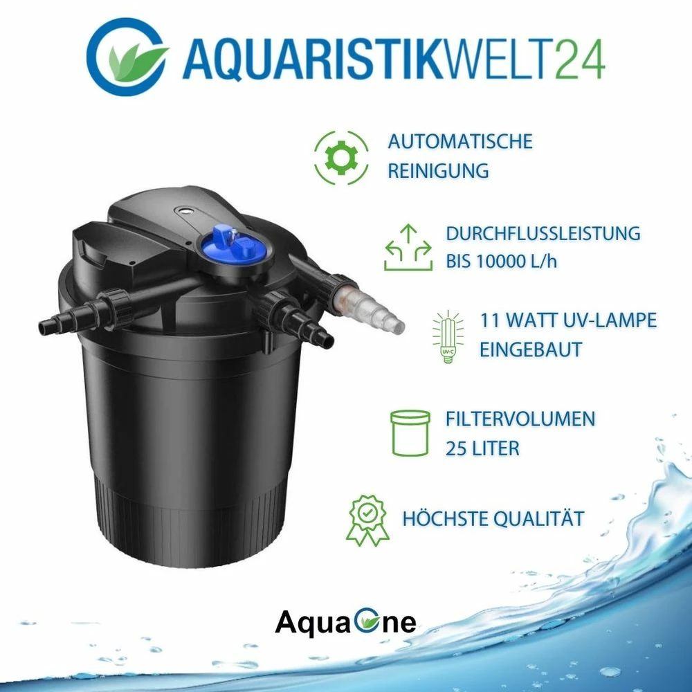 Druckteichfilter Set CPA 10000 Mit 20W Eco Pumpe 10m Schlauch Externer Skimmer Nr.26 3 Druckteichfilter Set CPA 10000 Mit 20W Eco Pumpe 10m Schlauch Externer Skimmer Nr.26 – Bild 3