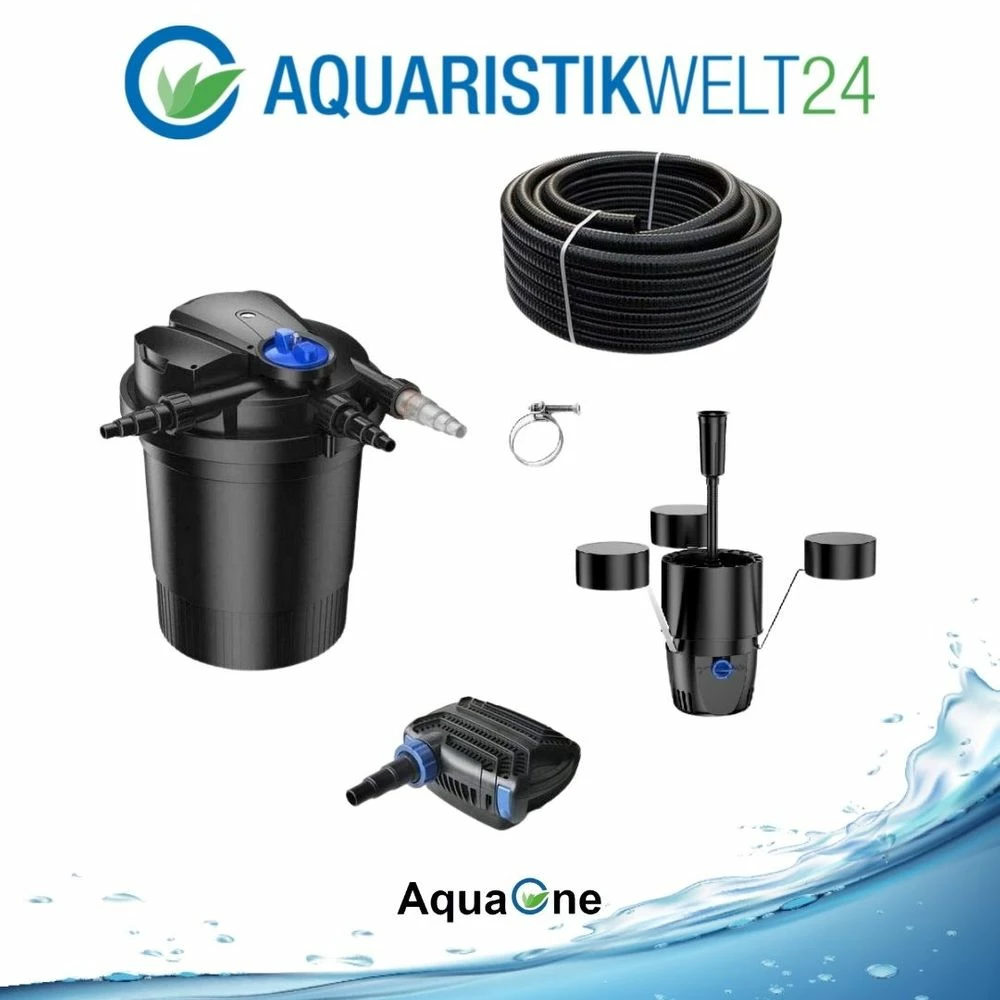 Druckteichfilter Set CPA 10000 Mit 20W Eco Pumpe 10m Schlauch Externer Skimmer Nr.26 2 Druckteichfilter Set CPA 10000 Mit 20W Eco Pumpe 10m Schlauch Externer Skimmer Nr.26 – Bild 2