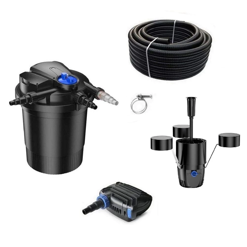 Druckteichfilter Set CPA 10000 Mit 20W Eco Pumpe 10m Schlauch Externer Skimmer Nr.26 1 Druckteichfilter Set CPA 10000 Mit 20W Eco Pumpe 10m Schlauch Externer Skimmer Nr.26