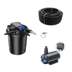 Druckteichfilter Set CPA 10000 Regelbare Eco Pumpe 10m Schlauch Nr.27