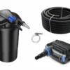 Druckteichfilter Set CPA 15000 Mit 30W Eco Pumpe 10m Schlauch Nr.33