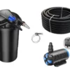 Druckteichfilter Set CPA 15000 Regelbare Eco Pumpe 10m Schlauch Nr.35