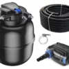 Druckteichfilter Set CPA 75000 Mit 100W Eco Pumpe 10m Schlauch Nr.65