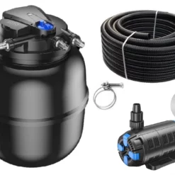 Druckteichfilter Set CPA 75000 Regelbare Eco Pumpe 10m Schlauch Nr.67