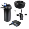Druckteichfilter Set CPF 15000 Mit 30W Eco Pumpe 10m Schlauch Externer Skimmer Nr.30