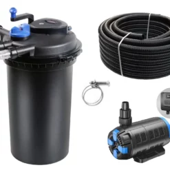 Druckteichfilter Set CPF 15000 Regelbare Eco Pumpe 10m Schlauch Nr.31