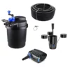 Druckteichfilter Set CPF 2500 Mit 10W Eco Pumpe 10m Schlauch Externer Skimmer Nr.18