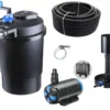 Druckteichfilter Set CPF 30000 Regelbare Eco Pumpe 10m Schlauch Standskimmer Nr.48