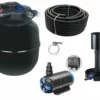 Druckteichfilter Set CPF 50000 Regelbare Eco Pumpe 10m Schlauch Standskimmer Nr.56
