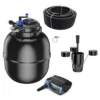 Druckteichfilter Set CPF 75000 Mit 100W Eco Pumpe 10m Schlauch Externer Skimmer Nr.62