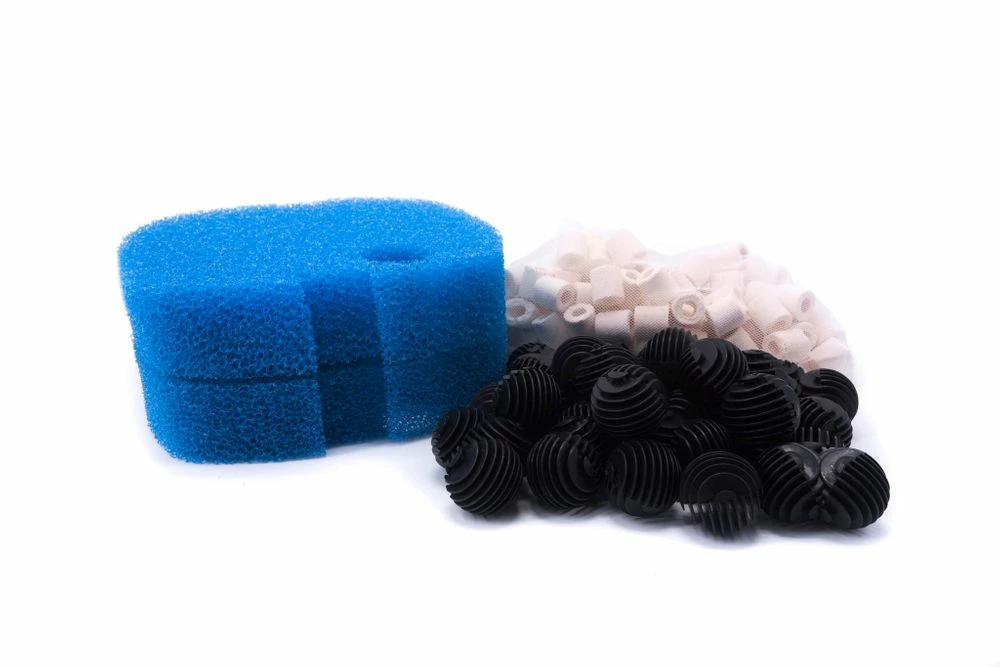 Filtermaterial Set Außenfilter HW 302 702 Bio Balls Keramik Ringe 2 Schwämme 2 Filtermaterial Set Außenfilter HW 302 702 Bio Balls Keramik Ringe 2 Schwämme – Bild 2