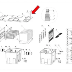 Ersatzteil "Thermometer" PART 3 - Kammerfilter CBF-350