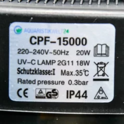 Ersatzteil UVC Klärer CPF 15000 Druckteichfilter 5 Ersatzteil UVC Klärer CPF 15000 Druckteichfilter -Haus Dekoration Verkaufsgeschäft Ersatzteil UVC Klaerer CPF 20000 Druckteichfilter 3