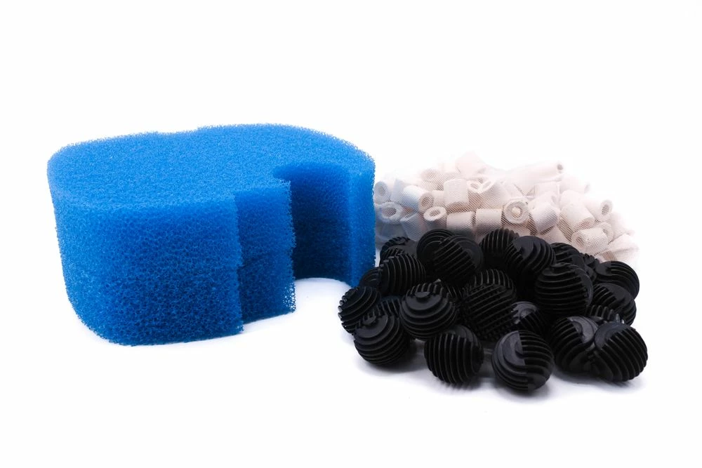 Filtermaterial Set Außenfilter HW 303 703 Bio Balls Keramik Ringe 2 Schwämme 2 Filtermaterial Set Außenfilter HW 303 703 Bio Balls Keramik Ringe 2 Schwämme – Bild 2