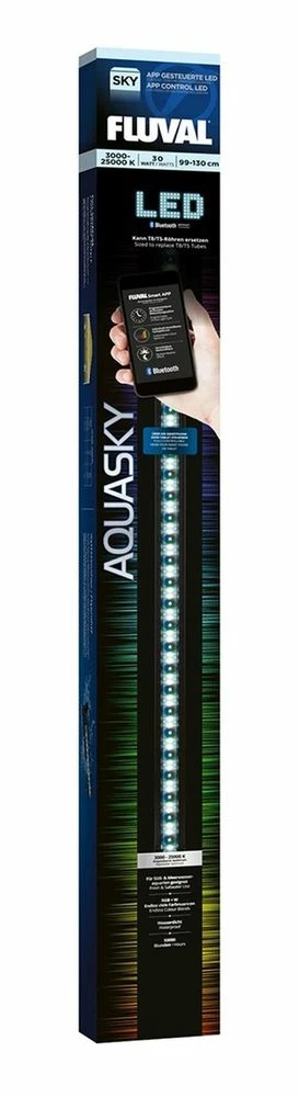 Fluval AquaSky LED 99-130cm Aquariumlampe Mit RGB Modus über Handy APP Regelbar 1 Fluval AquaSky LED 99-130cm Aquariumlampe Mit RGB Modus über Handy APP Regelbar