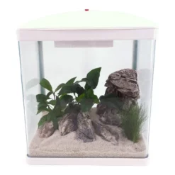 HR-300 Weiß Nano Aquarium Komplettaquarium Filteranlage Neues Modell! LED Lampe