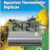 JBL Aquarium Thermometer DigiScan - Digitales Aquarienscheiben Klebethermometer