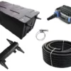 Kammerfilter Set CBF 550 B Mit 30W Eco Pumpe 10m Schlauch Bis 90.000l Nr.78