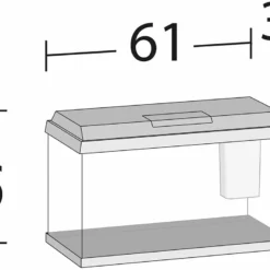 Aquarium Set Primo 60 LED In Schwarz Komplettaquarium +LED Beleuchtung +Filteranlage -Haus Dekoration Verkaufsgeschäft Nano Aquarium Laguna in schwarz Komplettaquarium LED Beleuchtung Filteranlage 61D9gIAqMNL AC SL1500 26898