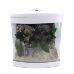 Nano Aquarium XCUBE In Weiß Komplettaquarium +LED Beleuchtung +Mondlicht +Filter