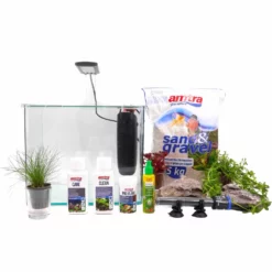 Nanotank System 15 LED Aquarium Komplettaquarium Inkl. Dekoration