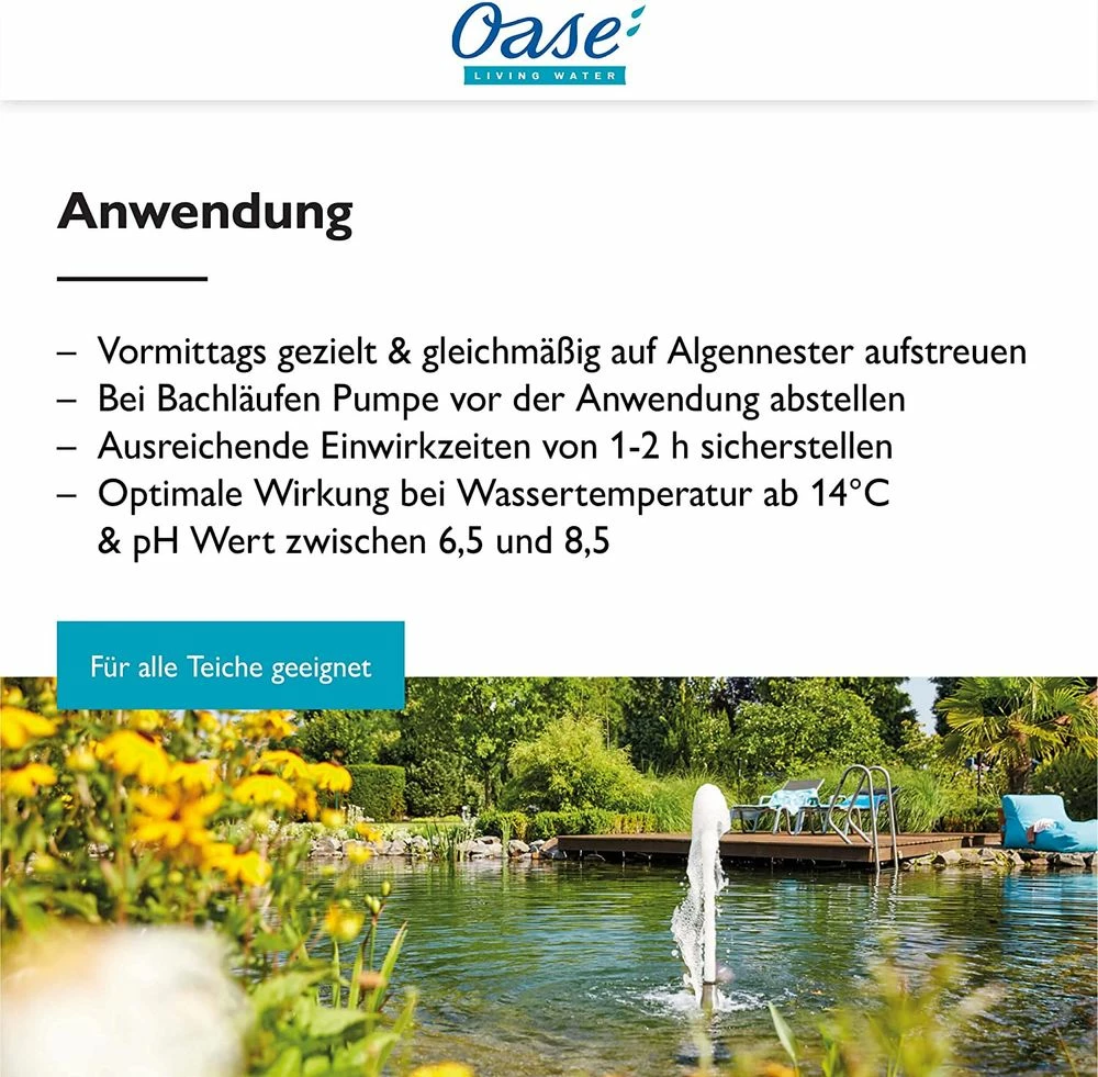 Oase AquaActiv AlGo Direct 500 Ml Algenvernichter 3 Oase AquaActiv AlGo Direct 500 Ml Algenvernichter – Bild 3