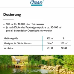 Oase AquaActiv AlGo Direct 500 Ml Algenvernichter 8 Oase AquaActiv AlGo Direct 500 Ml Algenvernichter -Haus Dekoration Verkaufsgeschäft Oase AquaActiv AlGo Greenaway 500 ml Teichpflegemittel Gruenwasserklaerer 91Q2dJ7IakL AC SL1500 30316
