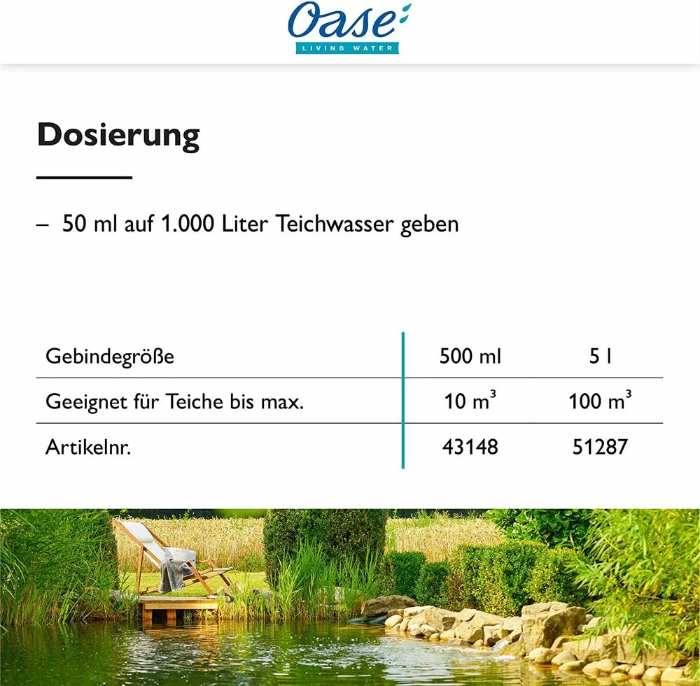 Oase AquaActiv PhosLess Direct 500 Ml Algenschutz 5 Oase AquaActiv PhosLess Direct 500 Ml Algenschutz – Bild 5