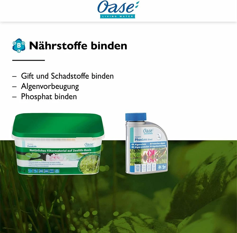 Oase AquaActiv PhosLess Direct 500 Ml Algenschutz 6 Oase AquaActiv PhosLess Direct 500 Ml Algenschutz – Bild 6