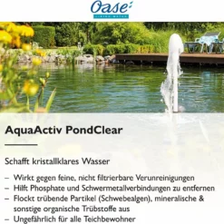 Oase AquaActiv PondClear 500 Ml Kristallklares Teichwasser -Haus Dekoration Verkaufsgeschäft Oase AquaActiv OptiPond 500 ml Wasseraufbereiter 91QWtTGdmWL AC SL1500 30317