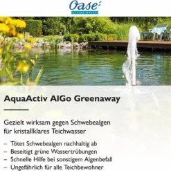Oase AquaActiv AlGo Greenaway 500 Ml Grünwasserklärer -Haus Dekoration Verkaufsgeschäft Oase AquaActiv PhosLess Direct 500 ml Teichpflegemittel Algenschutz 81jJpkWheML AC SL1500 30315